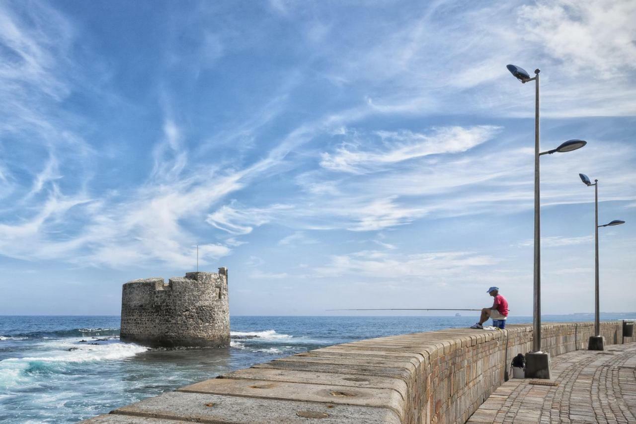 Ferienwohnung Flatguest - Castle Sea View Las Palmas / Gran Canaria Exterior foto